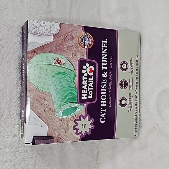 Heart to Tail Cat Heart To Tail Cat House Tunnel Zen Orb Poshmark